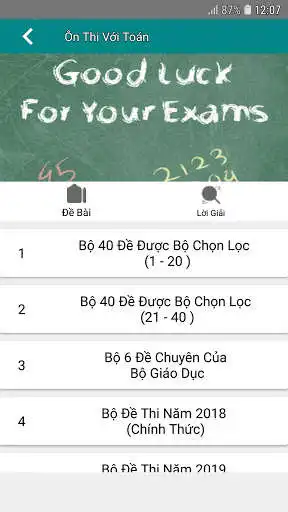 Play Luyện Đề - Ôn Thi Vào 10  - Với Gần 1000 Đề Thi as an online game Luyện Đề - Ôn Thi Vào 10  - Với Gần 1000 Đề Thi with UptoPlay
