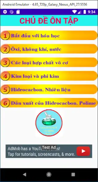 Play Luyện thi trắc nghiệm môn Hóa  as an online game Luyện thi trắc nghiệm môn Hóa  with UptoPlay
