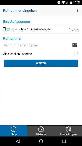 Play Lycamobile - Prepaid Guthaben Aufladen as an online game Lycamobile - Prepaid Guthaben Aufladen with UptoPlay