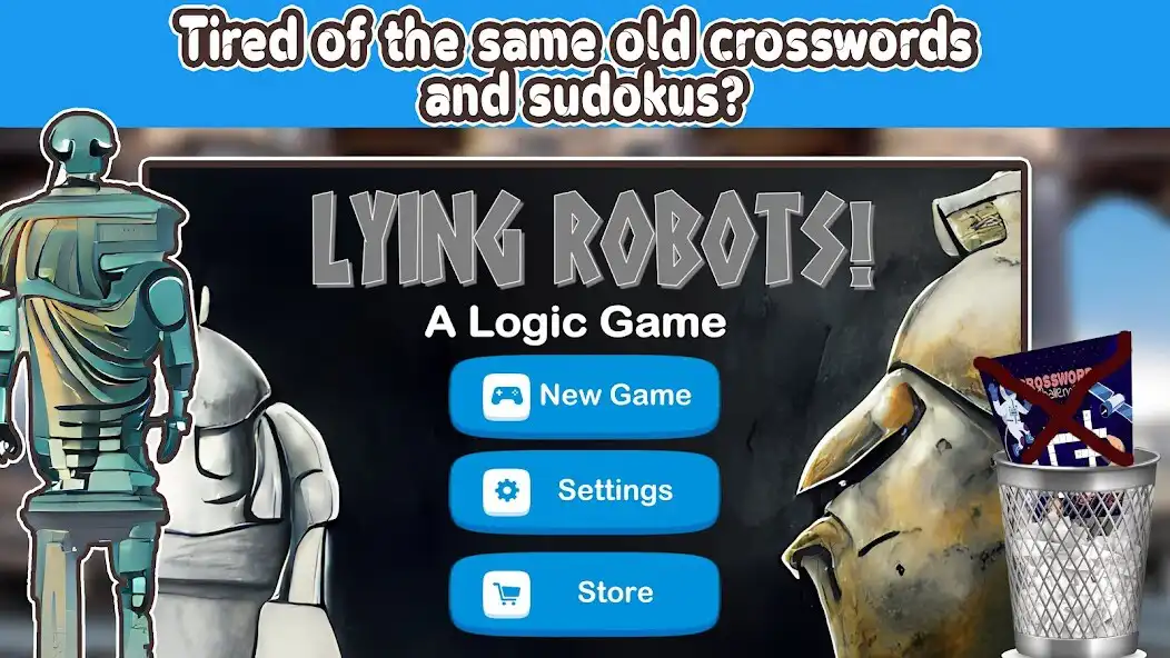 Play Lying Robots: Logic Puzzles  and enjoy Lying Robots: Logic Puzzles with UptoPlay