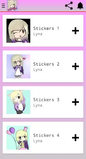 Play Lyna stickers para Whatsapp as an online game Lyna stickers para Whatsapp with UptoPlay