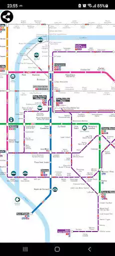 Play Lyon Metro  Tram Map