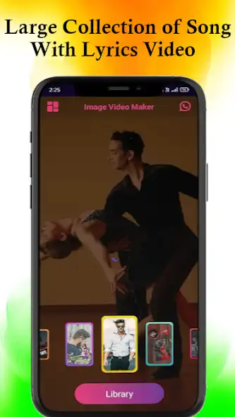 Play Lyrical.ly Video Status Maker as an online game Lyrical.ly Video Status Maker with UptoPlay