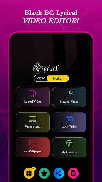 Play Lyrical  Magical Video Maker  and enjoy Lyrical  Magical Video Maker with UptoPlay