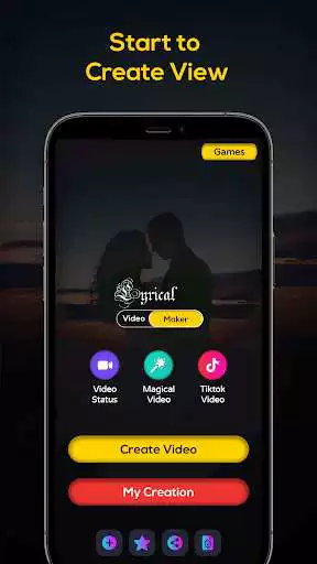 Play Lyrical Photo Video Maker as an online game Lyrical Photo Video Maker with UptoPlay