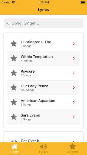 Play Lyrics - 100.000+ Songs Lyrics, 20K Singers  and enjoy Lyrics - 100.000+ Songs Lyrics, 20K Singers with UptoPlay