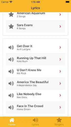 Play Lyrics - 100.000+ Songs Lyrics, 20K Singers as an online game Lyrics - 100.000+ Songs Lyrics, 20K Singers with UptoPlay