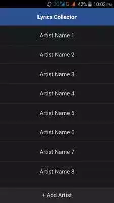Play Lyrics Collector