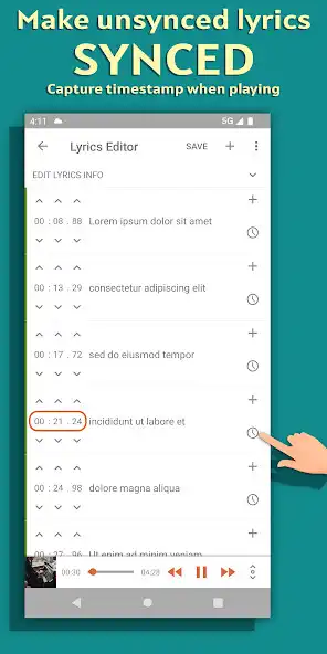 Play Lyrics Editor: Make Lyrics  and enjoy Lyrics Editor: Make Lyrics with UptoPlay