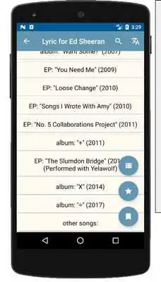 Play Lyrics for Ed Sheeran