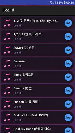 Play APK Lyrics for Lee Hi  and enjoy Lyrics for Lee Hi with UptoPlay com.coffeelack.leehi