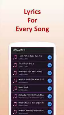 Play Lyrics for MAMAMOO