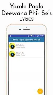 Play Lyrics for Yamla Pagla Deewana Phir Se