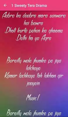 Play Lyrics of Bareilly Ki Barfi