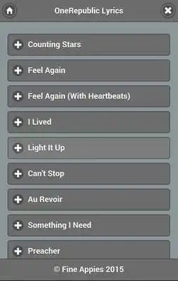 Play Lyrics of OneRepublic