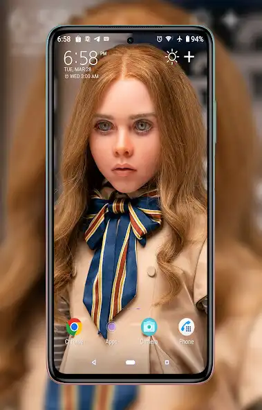 Play M3gan Doll Wallpaper HD Theme  and enjoy M3gan Doll Wallpaper HD Theme with UptoPlay