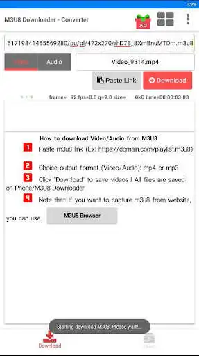 Play m3u8 loader - m3u8 downloader and converter  and enjoy m3u8 loader - m3u8 downloader and converter with UptoPlay