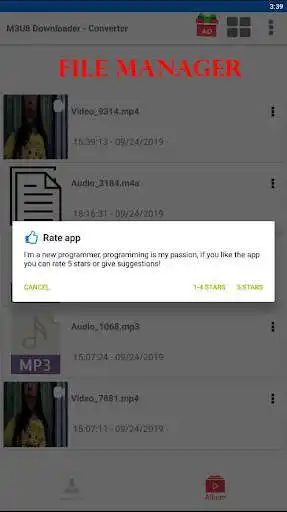 Play m3u8 loader - m3u8 downloader and converter as an online game m3u8 loader - m3u8 downloader and converter with UptoPlay