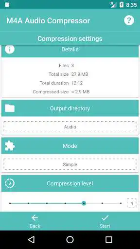 Play M4A Audio Compressor as an online game M4A Audio Compressor with UptoPlay