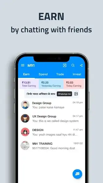 Play M91 - Chat with Friends  Earn  and enjoy M91 - Chat with Friends  Earn with UptoPlay