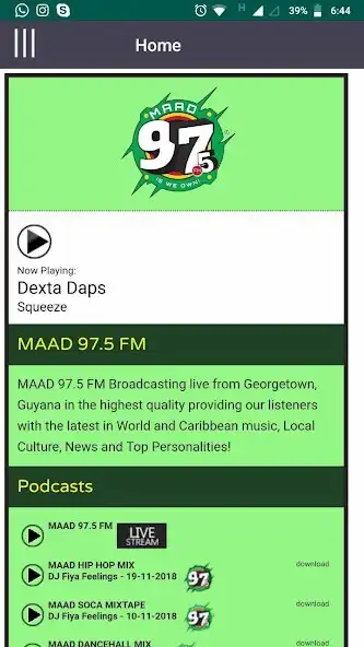 Play MAAD 97.5FM GUYANA as an online game online MAAD 97.5FM GUYANA with UptoPlay Play MAAD 97.5FM GUYANA as an online game MAAD 97.5FM GUYANA with UptoPlay