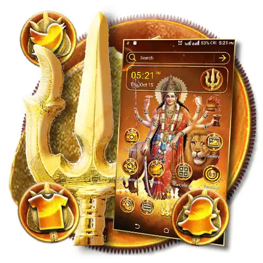 Play Maa Durga Launcher Theme APK Play Maa Durga Launcher Theme APK