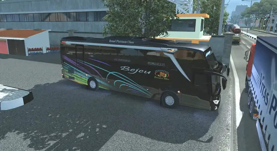 Play Mabar Bus Basuri Simulator as an online game Mabar Bus Basuri Simulator with UptoPlay