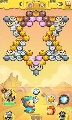 Play Macaron Bubble Shooter : Cute Pop Friends