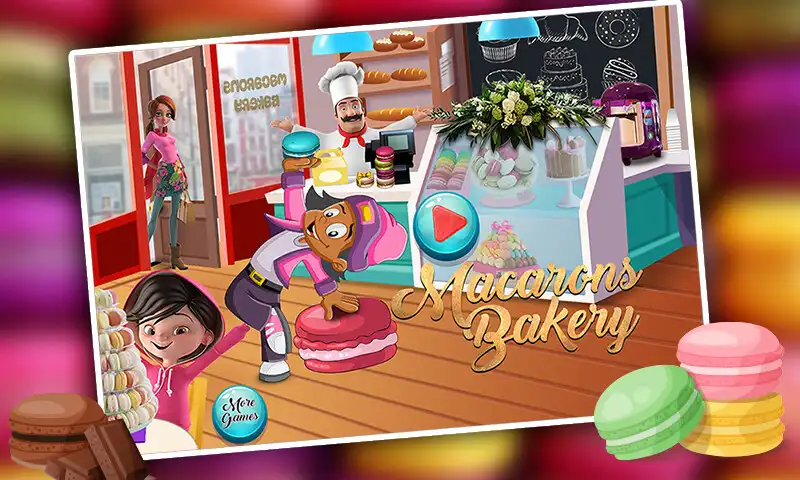 Play Macaron Cookies Maker 2 - Chef  and enjoy Macaron Cookies Maker 2 - Chef with UptoPlay