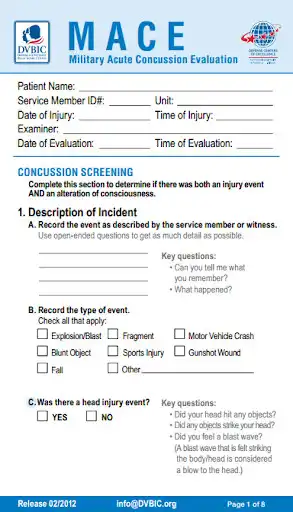 Play MACE Concussion Evaluation  and enjoy MACE Concussion Evaluation with UptoPlay