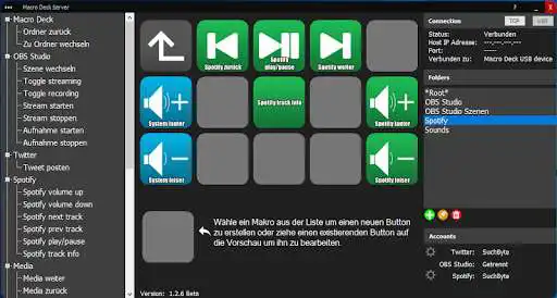 Play APK Macro Deck - PC remote control pad  and enjoy Macro Deck - PC remote control pad with UptoPlay com.suchbyte.macrodeckclient