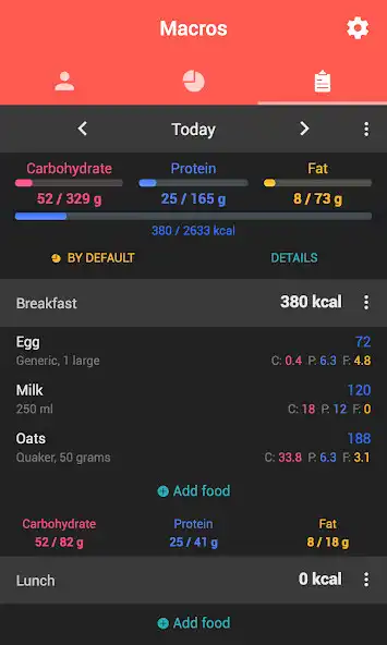 Play Macros - Calorie Counter as an online game Macros - Calorie Counter with UptoPlay