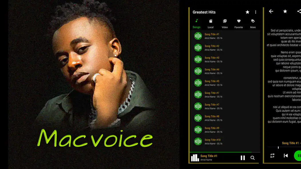 Play Macvoice Songs Mp3  and enjoy Macvoice Songs Mp3 with UptoPlay