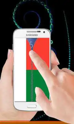 Play Madagascar flag zipLock Screen