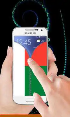 Play Madagascar flag zipLock Screen