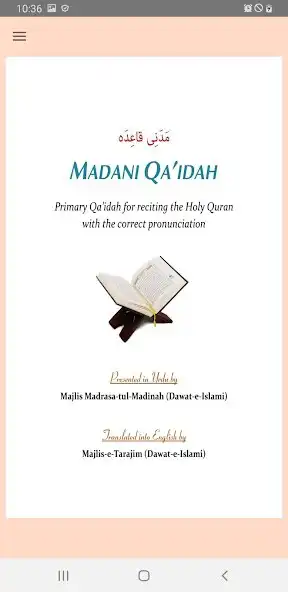 Play Madani Qaidah Plus English as an online game Madani Qaidah Plus English with UptoPlay