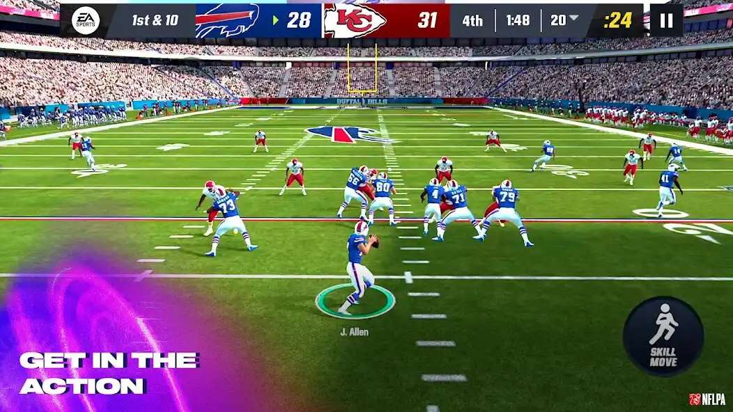 Graj w Madden NFL 24 Mobile Football i ciesz się Madden NFL 24 Mobile Football dzięki UptoPlay