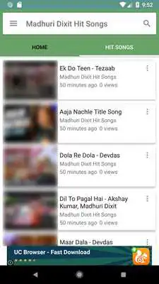 Play Madhuri Dixit Hit Songs