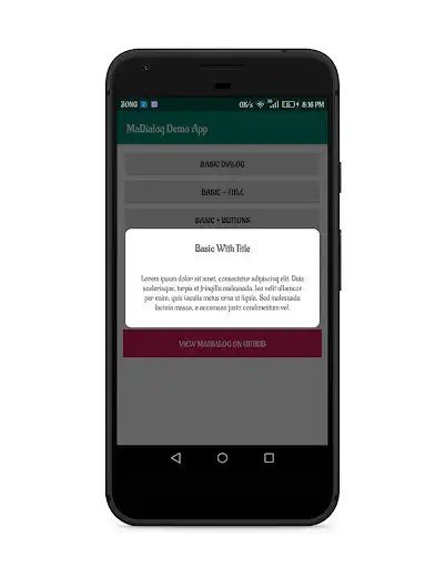 Play MaDialog Demo App as an online game MaDialog Demo App with UptoPlay