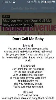 Play Madison Avenue Top Song Lyrics
