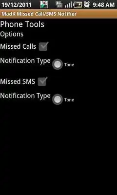 Play MadK Missed Call/SMS Notifier
