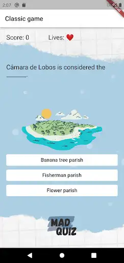 Play MadQuiz as an online game MadQuiz with UptoPlay
