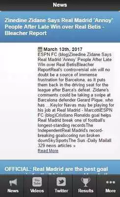 Play Madrid Football News