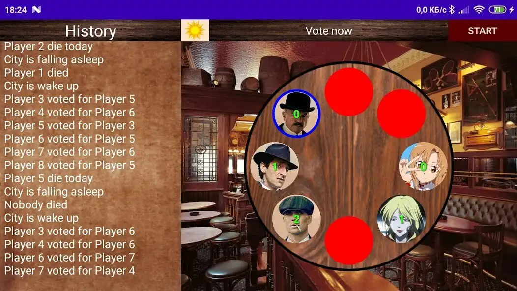 Play Mafia Hotseat as an online game Mafia Hotseat with UptoPlay