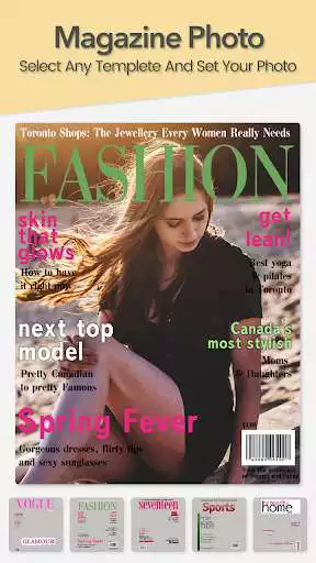 Play Magazine Photo Editor as an online game Magazine Photo Editor with UptoPlay