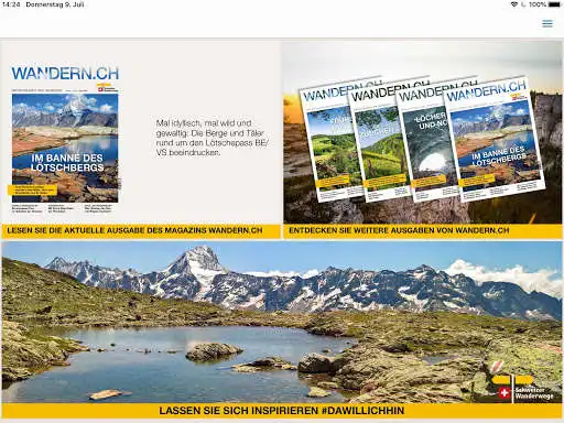 Play Magazin WANDERN.CH as an online game Magazin WANDERN.CH with UptoPlay