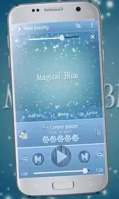 Play Magical blue Music Player