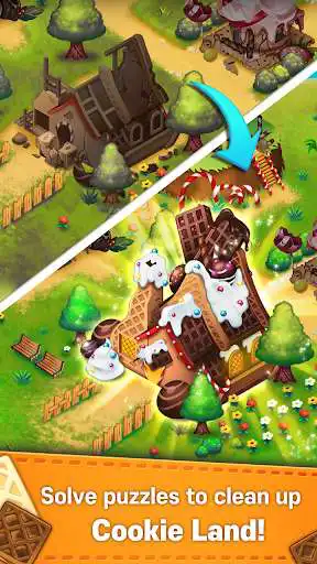Play Magical Cookie Land: Match 3 Free Puzzle Game  and enjoy Magical Cookie Land: Match 3 Free Puzzle Game with UptoPlay