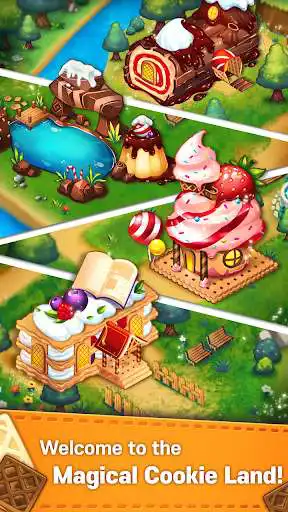 Play Magical Cookie Land: Match 3 Free Puzzle Game as an online game Magical Cookie Land: Match 3 Free Puzzle Game with UptoPlay