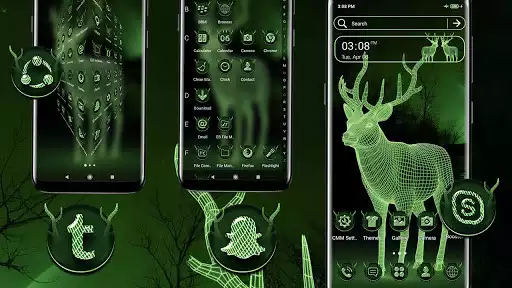 Play Magical Deer Launcher Theme as an online game Magical Deer Launcher Theme with UptoPlay